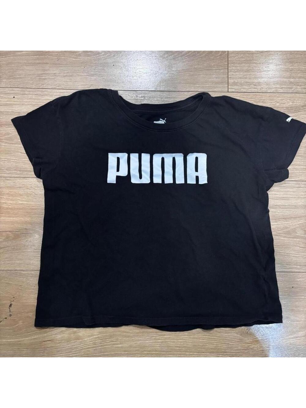 Puma Women's Black Crop-top